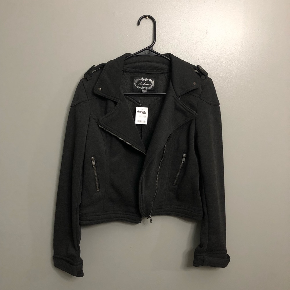 Charlotte Russe - jacket style sweatshirt